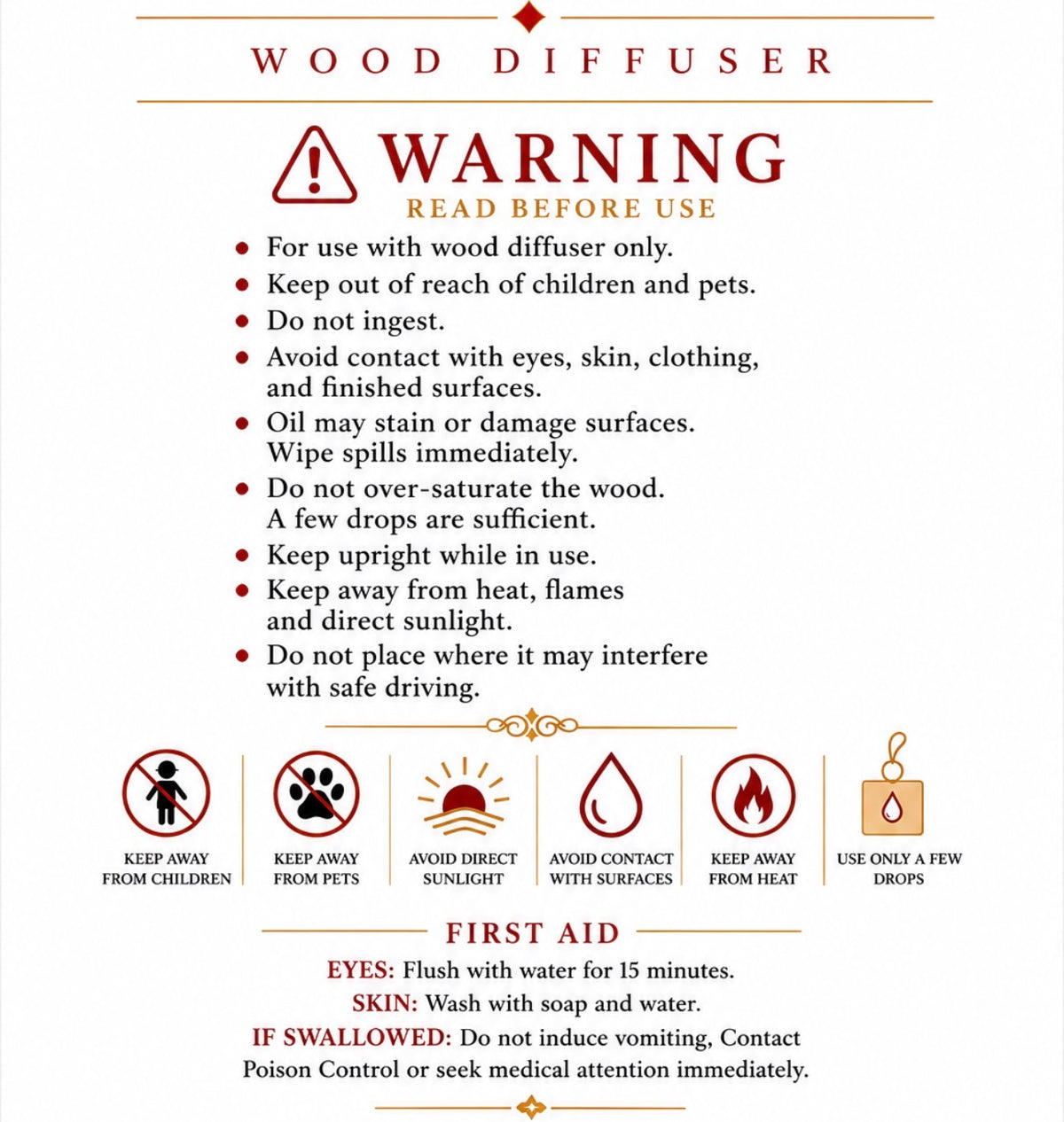 CARIBBEAN NOIR WOOD DIFFUSER